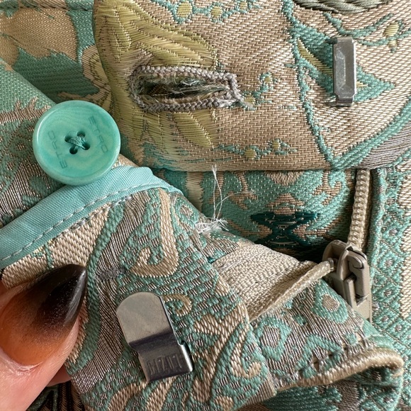 ETRO JACQUARD CIGARETTE TROUSERS- Size 40 Italian - Picture 12 of 16